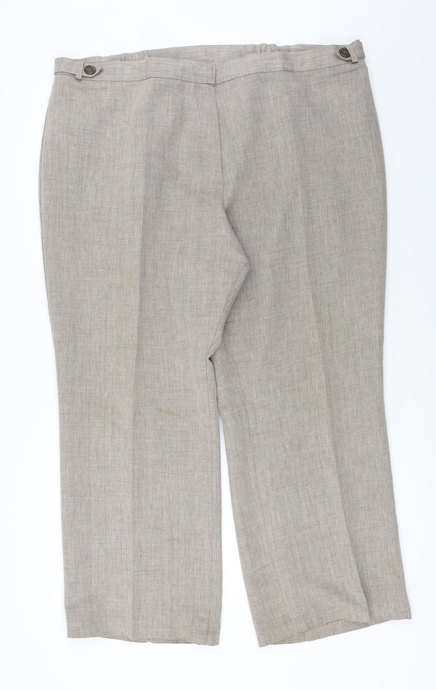 Marks and Spencer  Womens Brown   Trousers  Size 20 L24 in