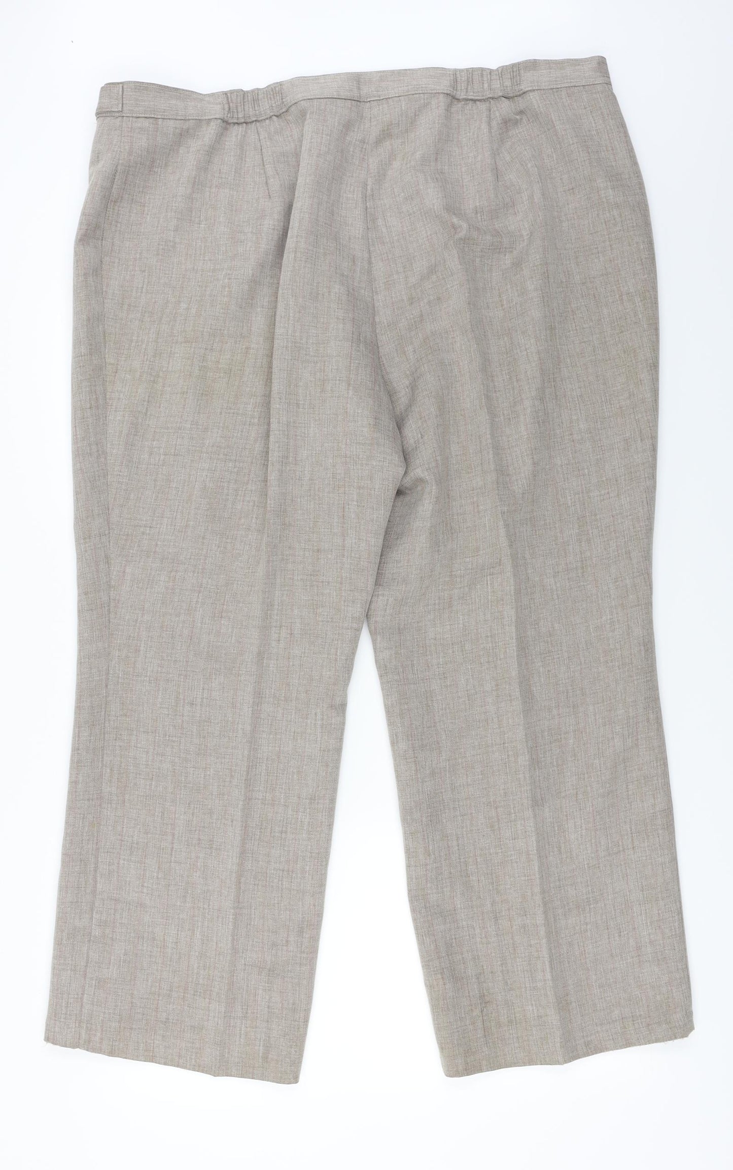Marks and Spencer  Womens Brown   Trousers  Size 20 L24 in