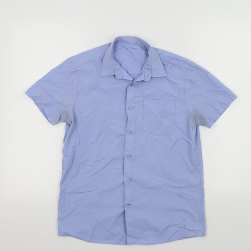 George Boys Blue   Basic Button-Up Size 12 Years
