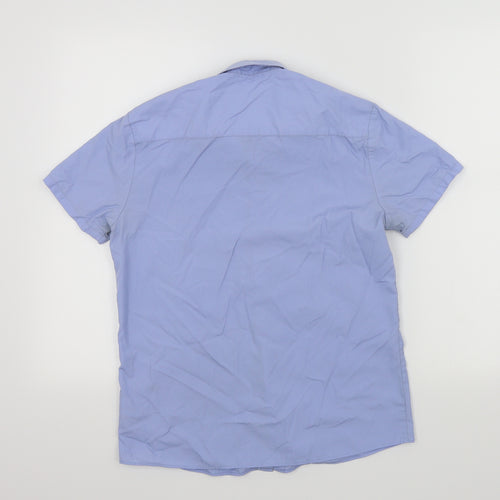 George Boys Blue   Basic Button-Up Size 12 Years