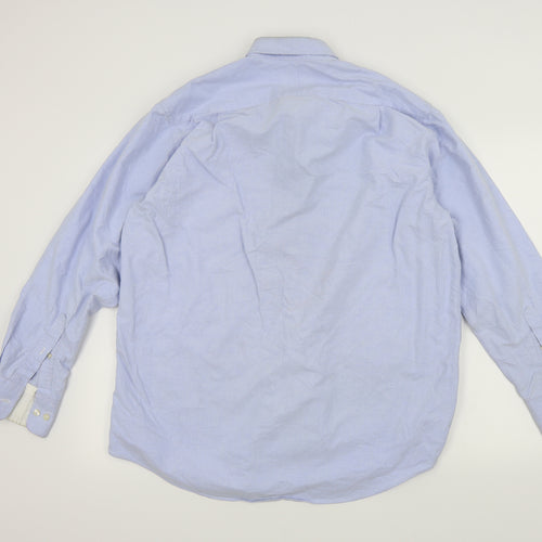 Charles Tyrwhitt Mens Blue    Button-Up Size L
