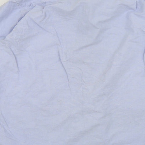 Charles Tyrwhitt Mens Blue    Button-Up Size L