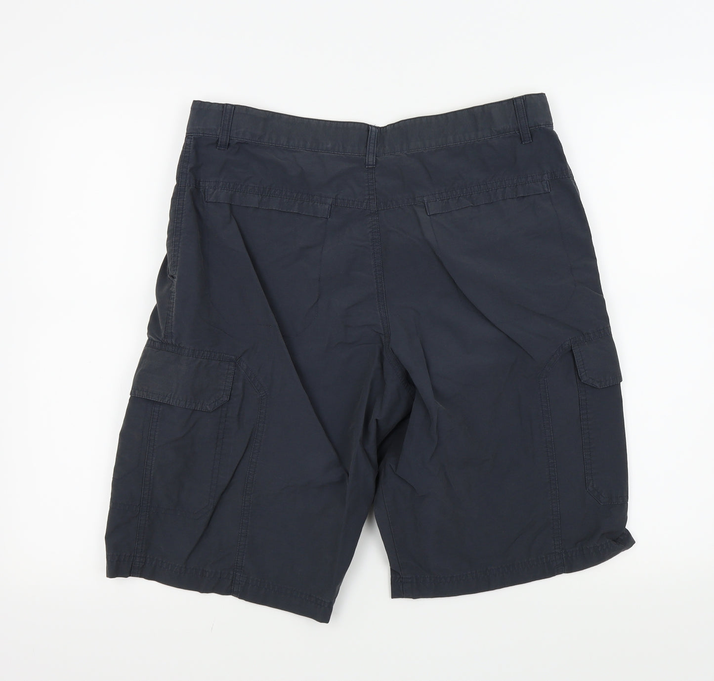 M&S Mens Grey   Bermuda Shorts Size 34 in