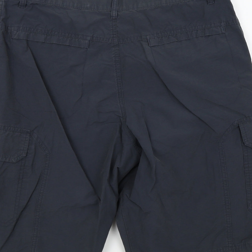 M&S Mens Grey   Bermuda Shorts Size 34 in