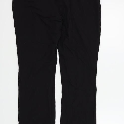 F&F Womens Black   Trousers  Size 14 L30 in