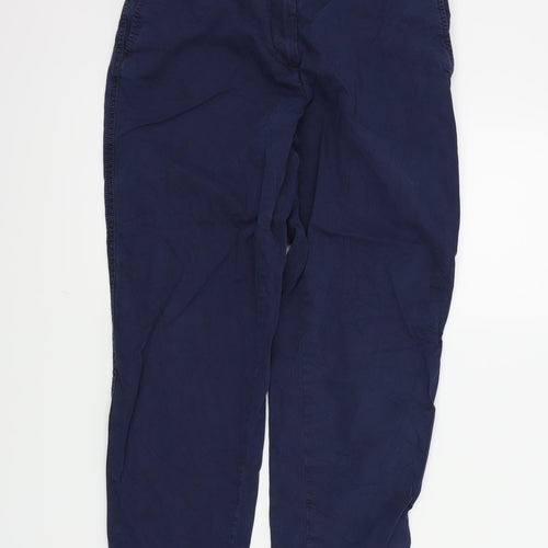 M&S Womens Blue   Trousers  Size 8 L26 in