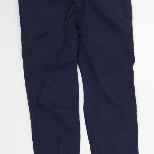 M&S Womens Blue   Trousers  Size 14 L29 in