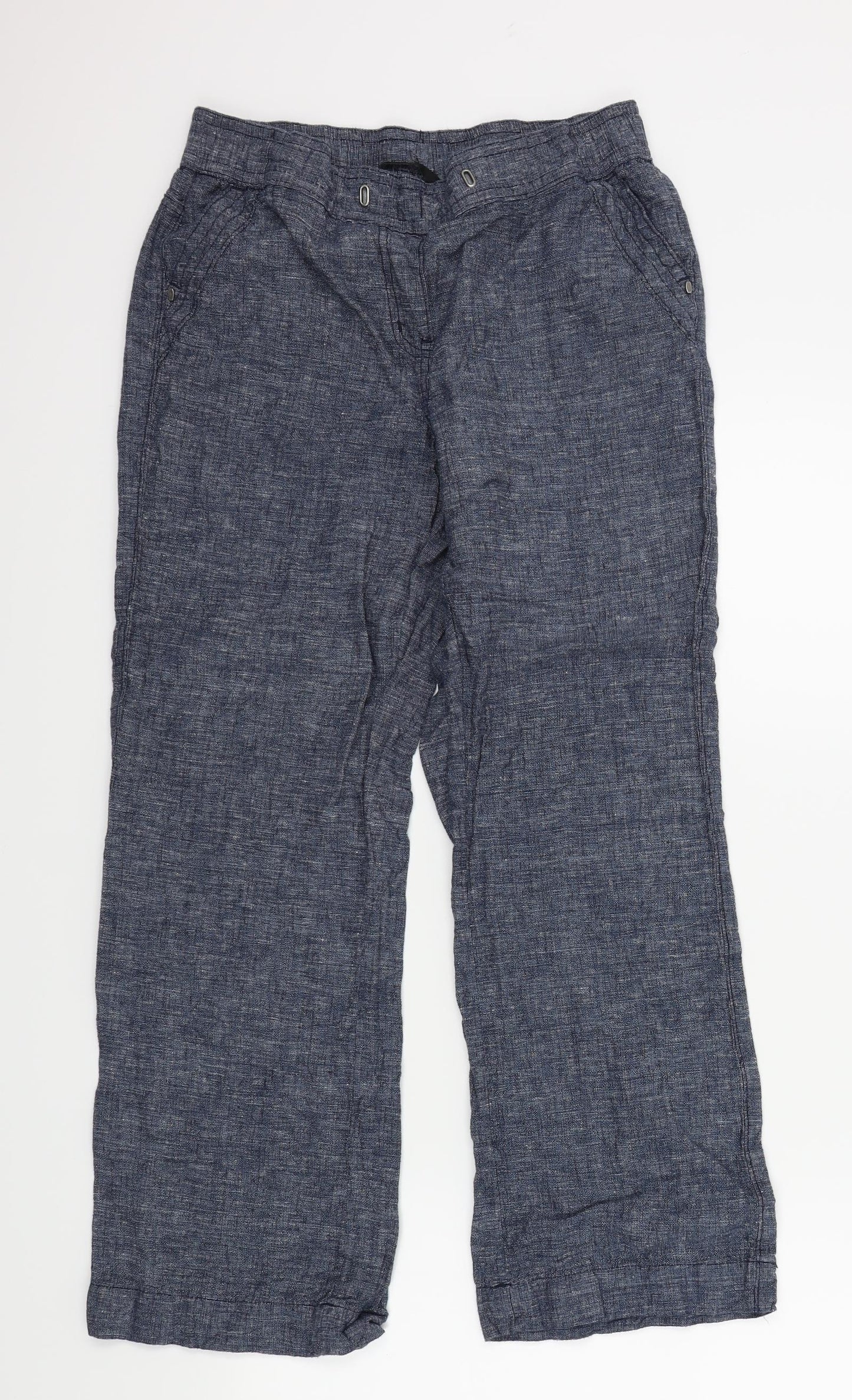 George Womens Blue   Trousers  Size 10 L25 in