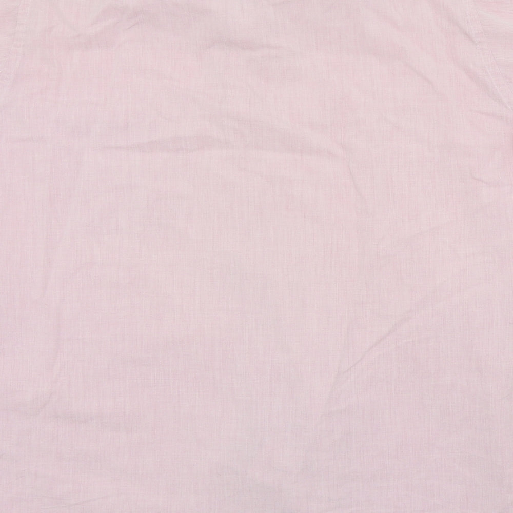jonelle Mens Pink Colourblock   Button-Up Size M