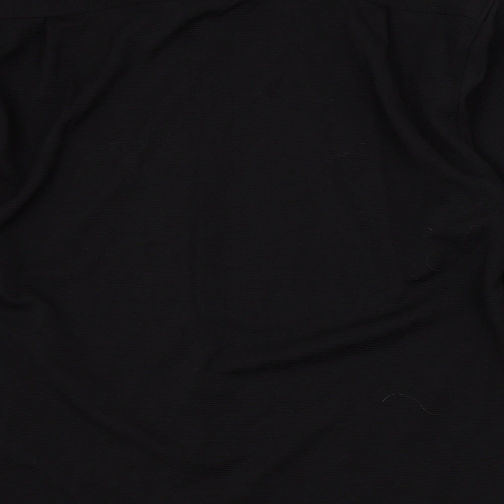 C&A Mens Black Colourblock   Button-Up Size XL