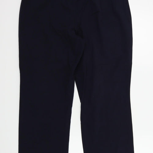 M&S Womens Blue   Sweatpants Trousers Size 16 L27 in
