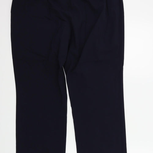 M&S Womens Blue   Sweatpants Trousers Size 16 L27 in