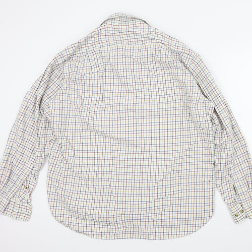 Viyella Mens Multicoloured Check   Button-Up Size XL