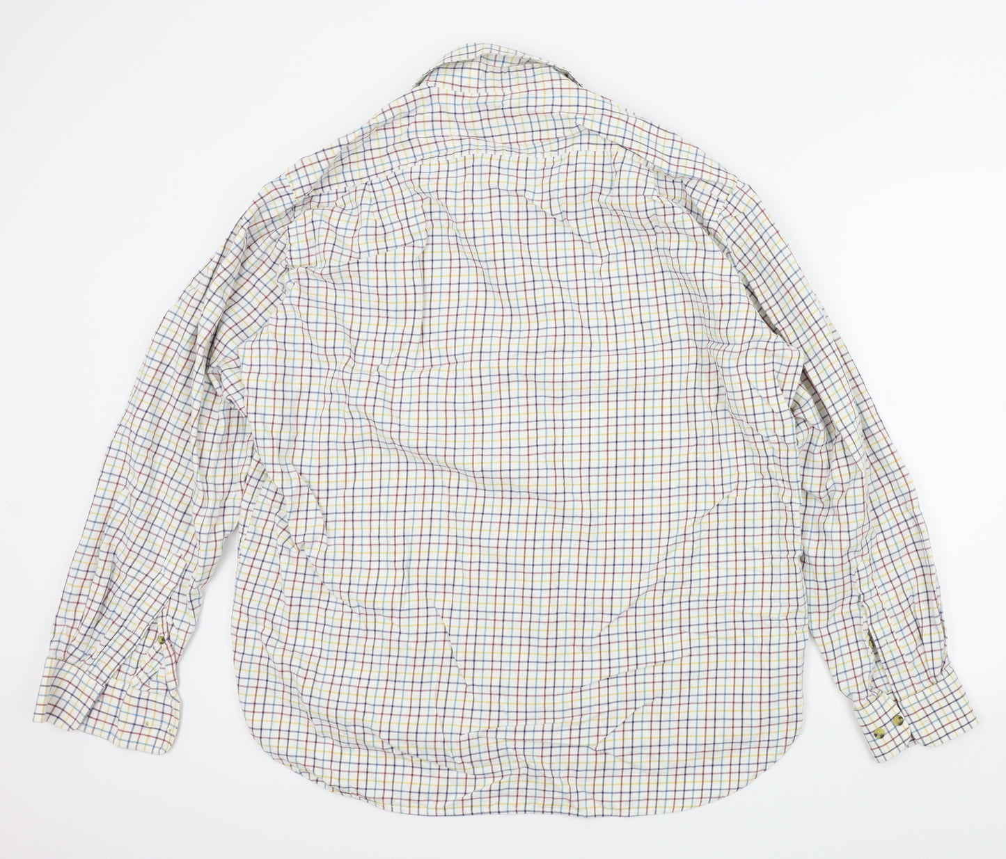 Viyella Mens Multicoloured Check   Button-Up Size XL