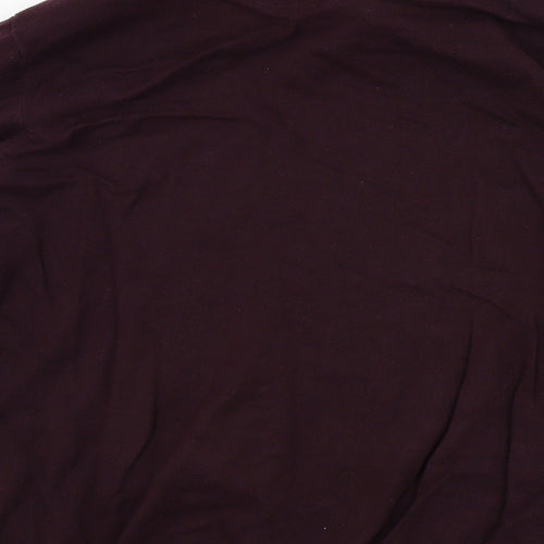 George Mens Purple   Pullover Jumper Size XL  - shirt collar insert