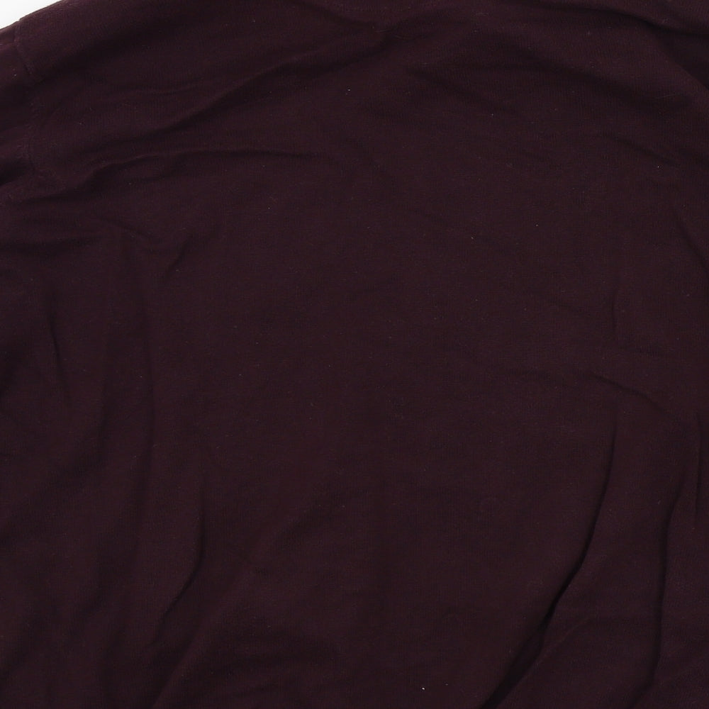 George Mens Purple   Pullover Jumper Size XL  - shirt collar insert