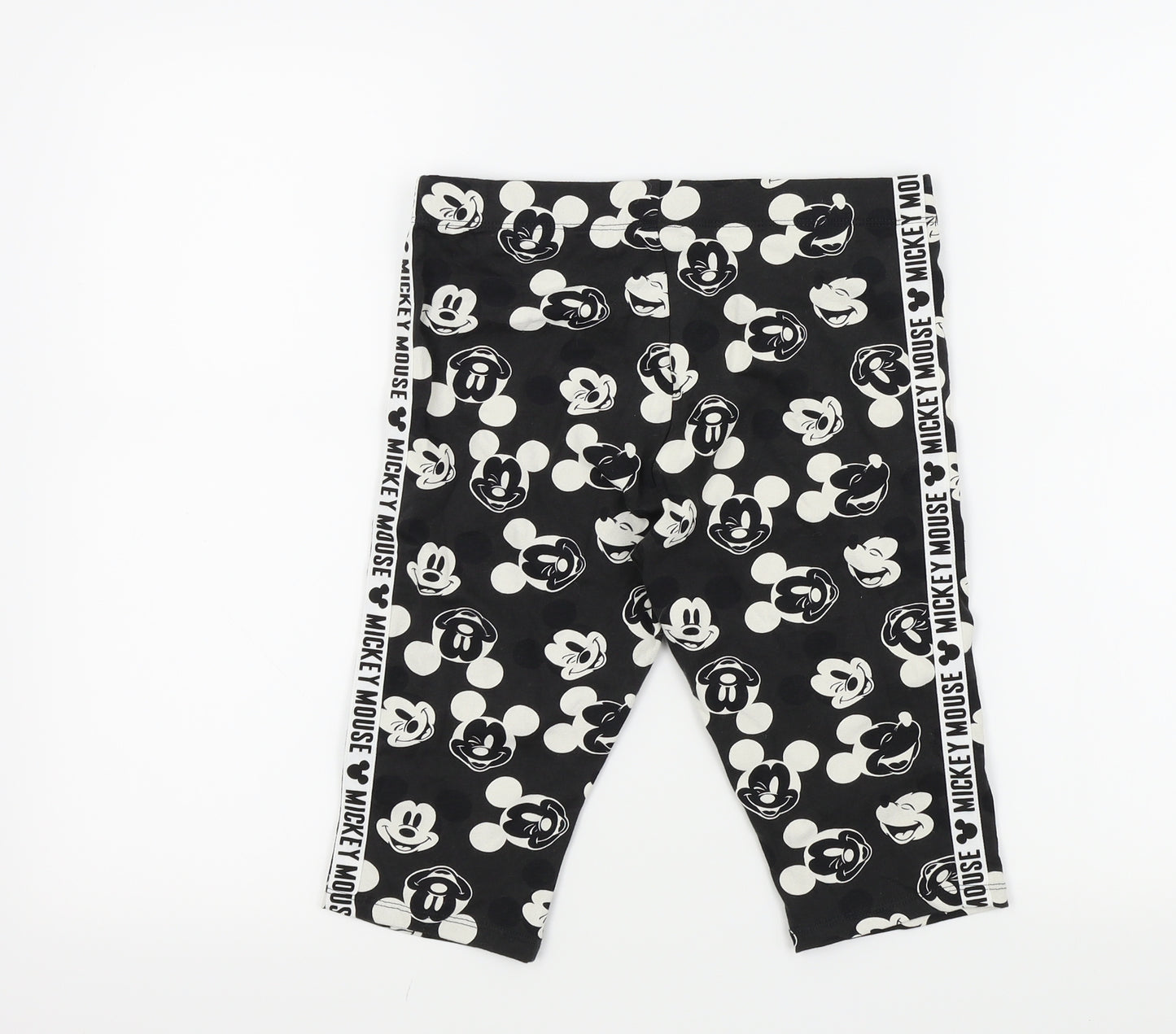 NEXT Girls Black   Bermuda Shorts Size 13 Years - Disney Mickey Mouse