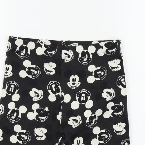 NEXT Girls Black   Bermuda Shorts Size 13 Years - Disney Mickey Mouse