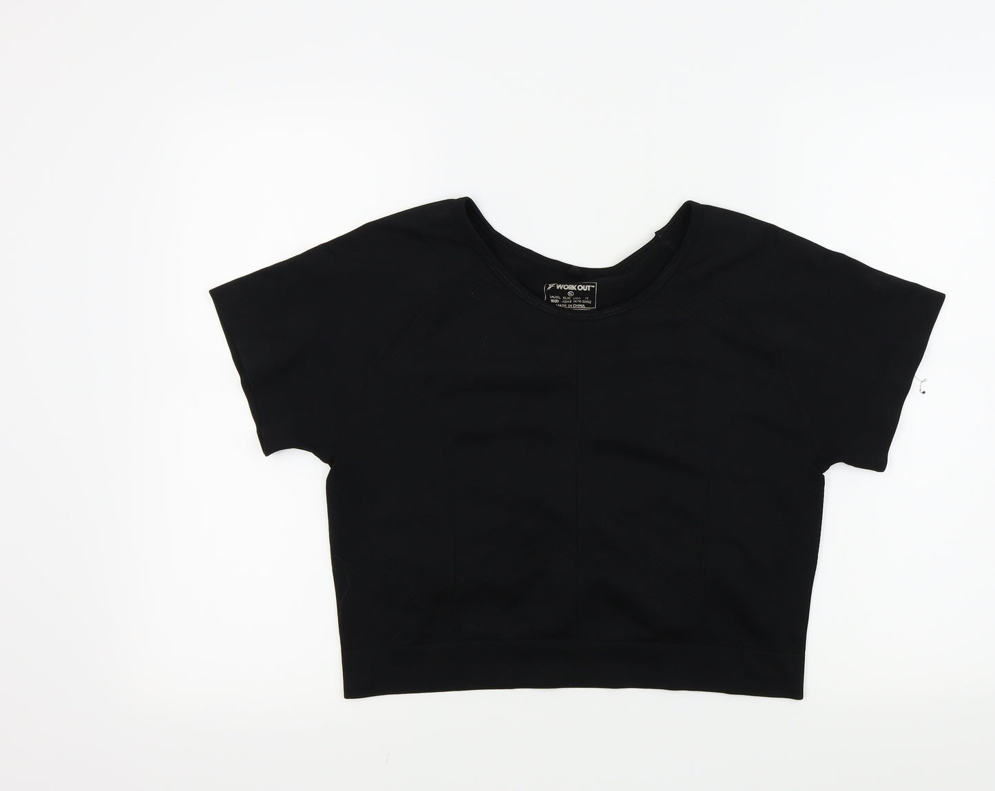 Primark Womens Black   Basic T-Shirt Size 18