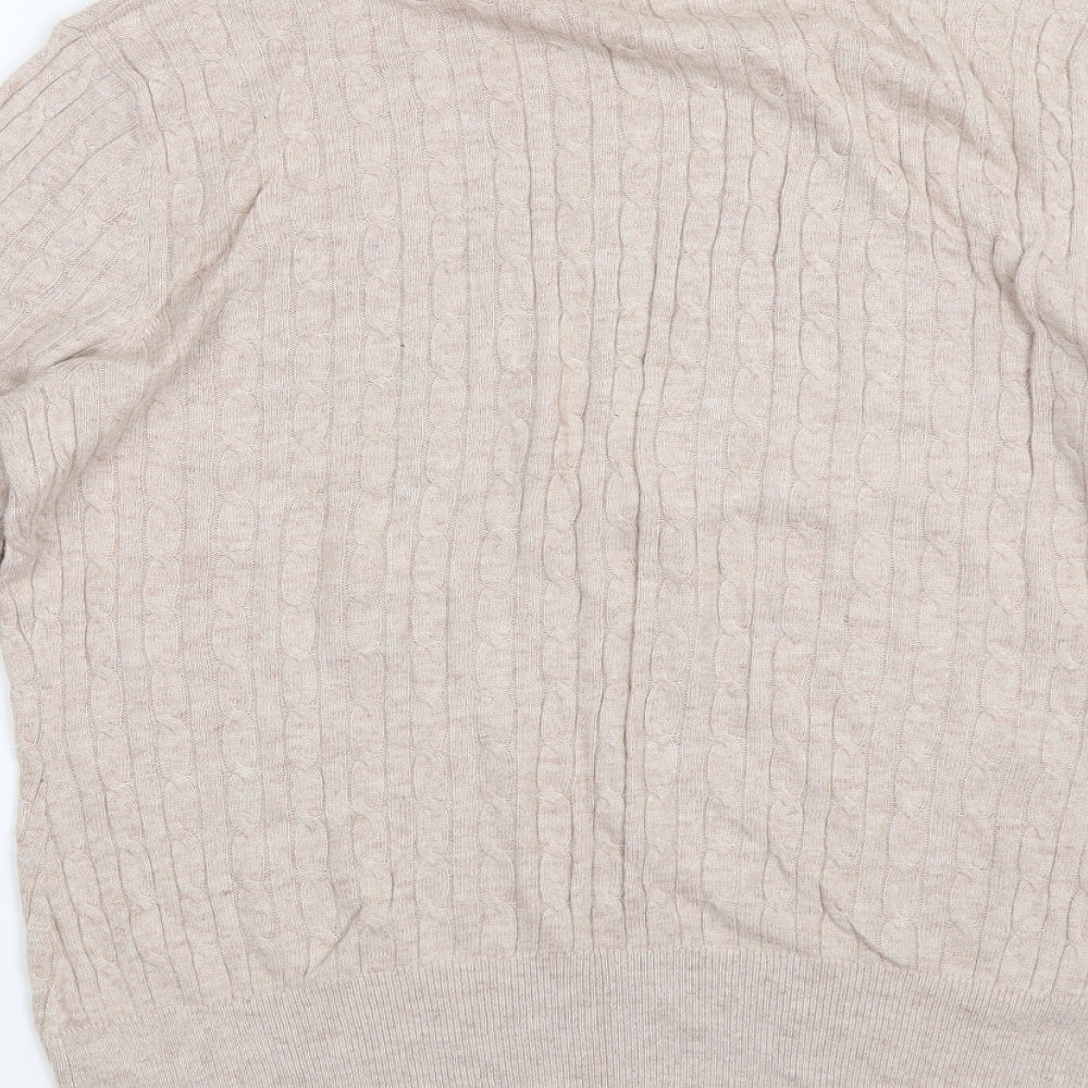 John Lewis Womens Beige   Pullover Jumper Size 14