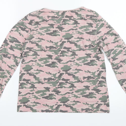 Primark Girls Pink Camouflage  Basic T-Shirt Size 12-13 Years