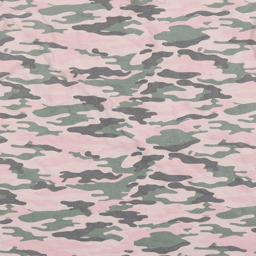 Primark Girls Pink Camouflage  Basic T-Shirt Size 12-13 Years