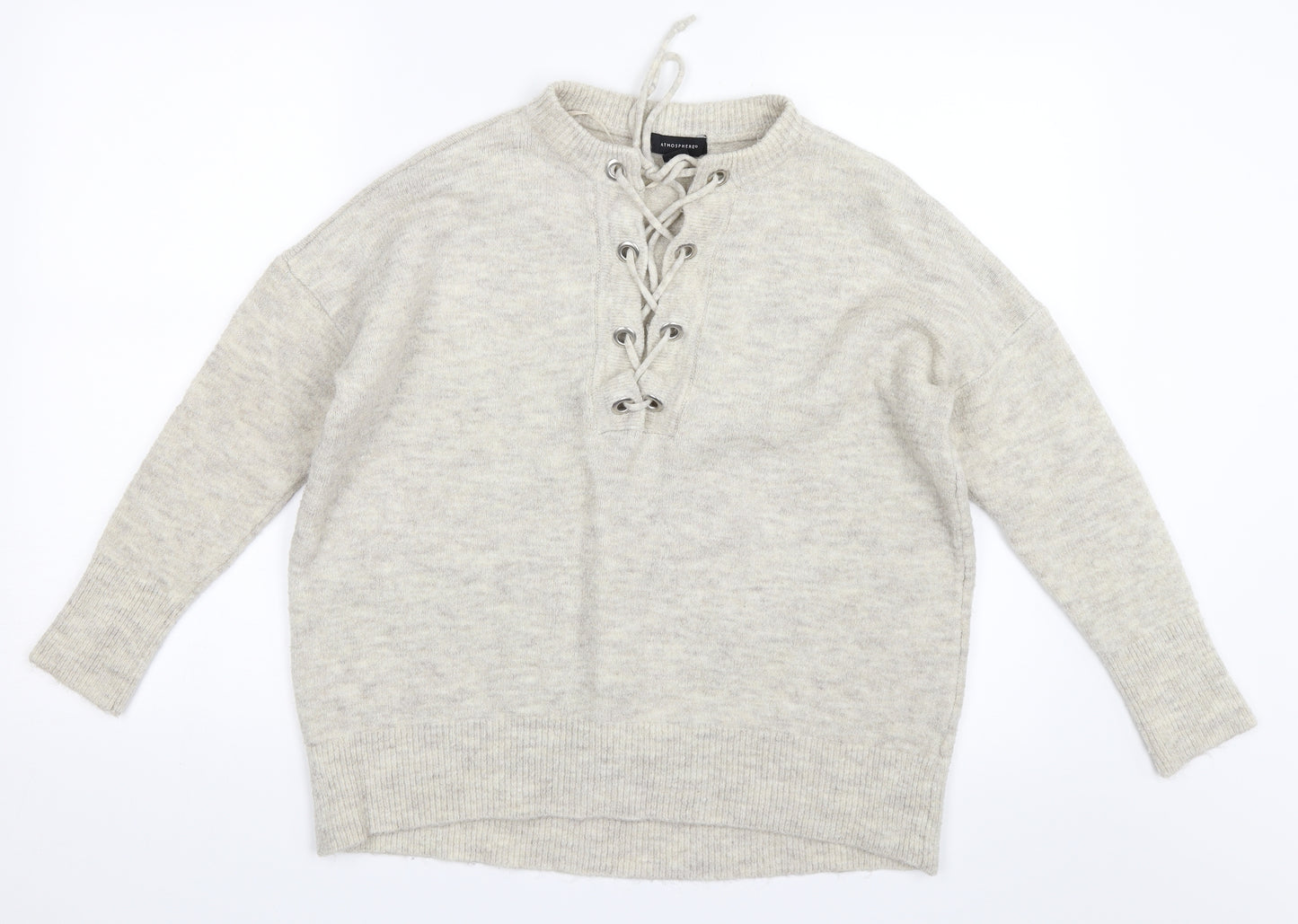 Atmosphere Womens Beige   Pullover Jumper Size S