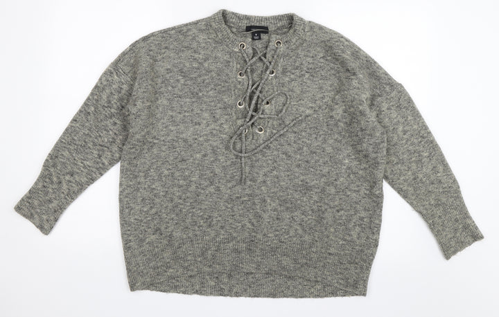 Atmosphere Womens Grey   Pullover Jumper Size M
