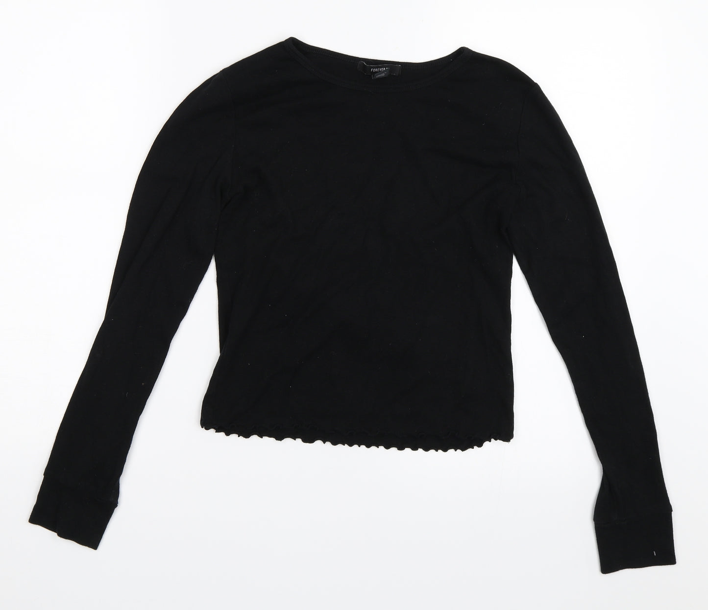 FOREVER 21 Womens Black   Basic T-Shirt Size L