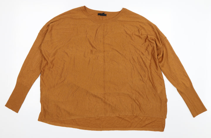 H&M Womens Orange Pullover Jumper Size M