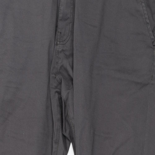 Zeenzo Mens Grey   Chino Trousers Size 46 in L29 in