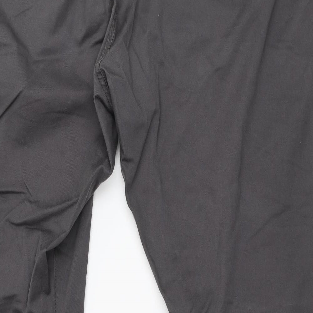Zeenzo Mens Grey   Chino Trousers Size 46 in L29 in