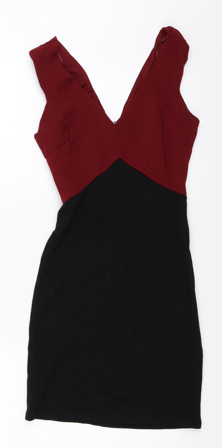 New Look Womens Red   Bodycon  Size 6