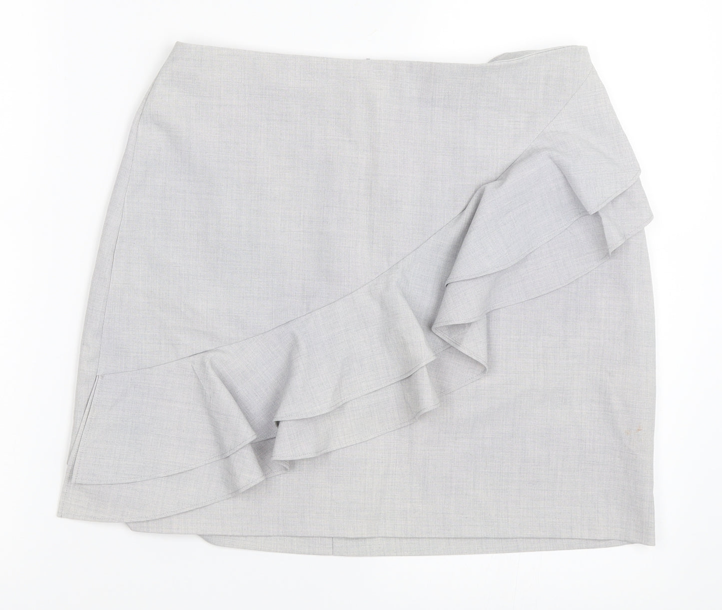 New Look Womens Grey   Mini Skirt Size 10