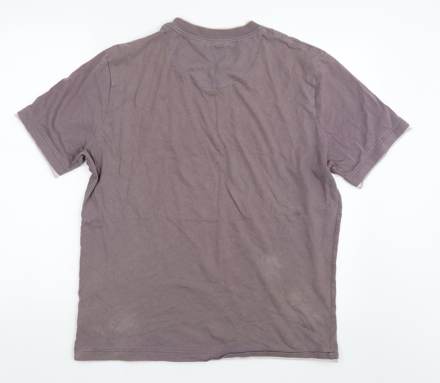 Marks and Spencer Mens Purple    T-Shirt Size L
