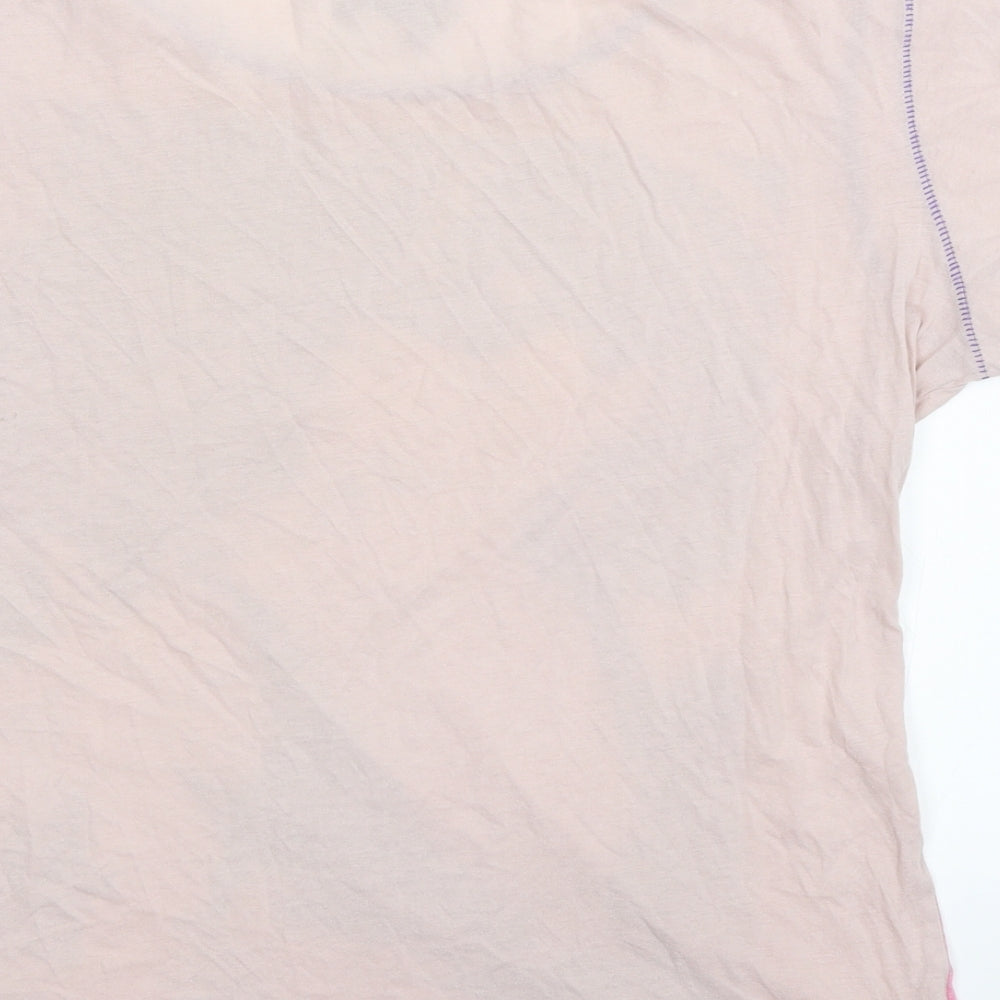 MNG Jeans Womens Pink   Basic T-Shirt Size L