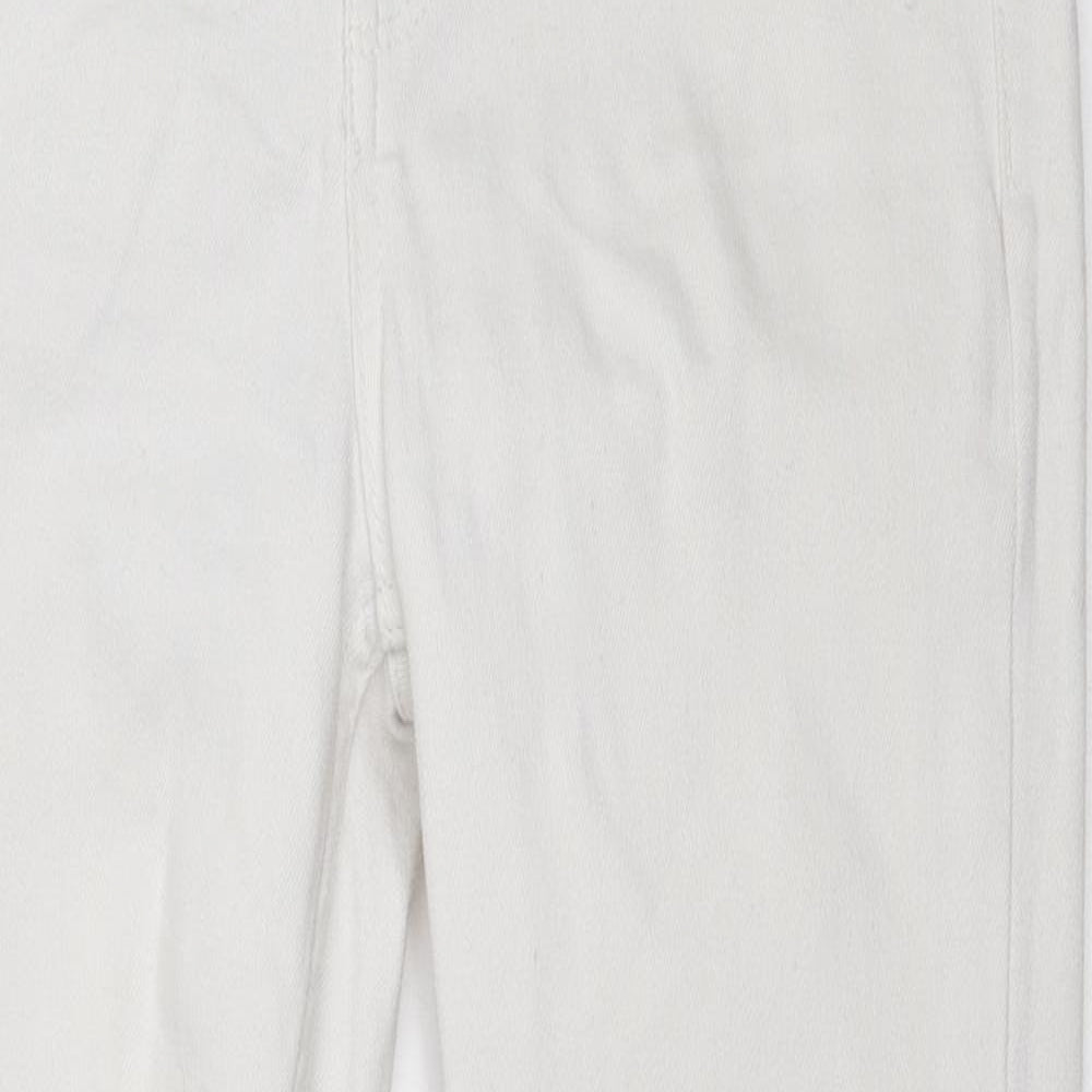 New Look Womens White   Skinny Jeans Size 8 L23 in