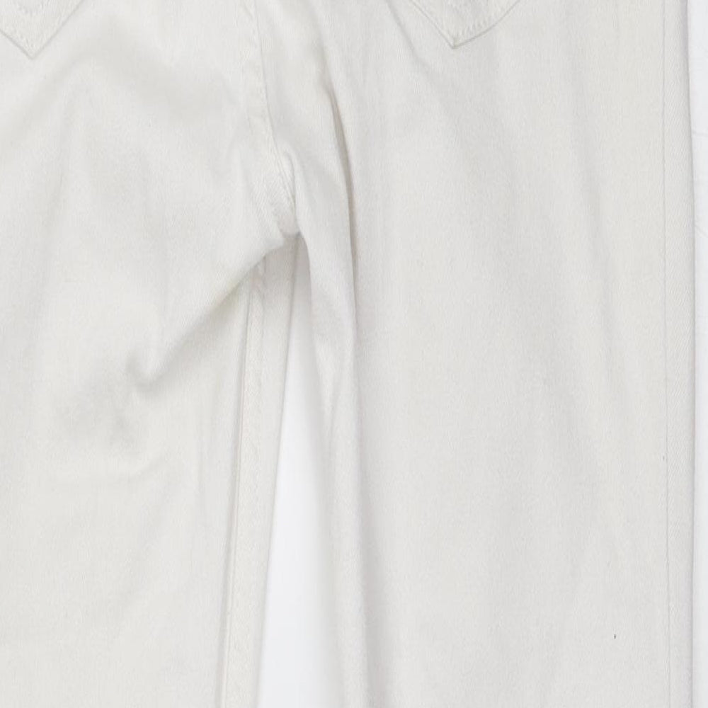 New Look Womens White   Skinny Jeans Size 8 L23 in