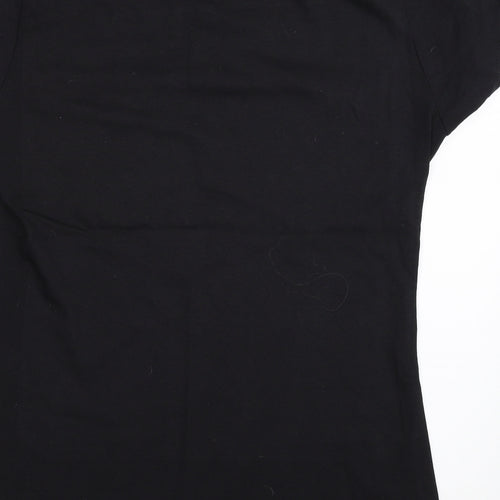 Fruit of the Loom Womens Black   Basic T-Shirt Size L  - magic