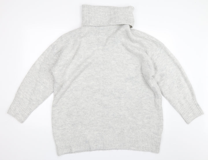 Topshop Womens Grey   Pullover Jumper Size M