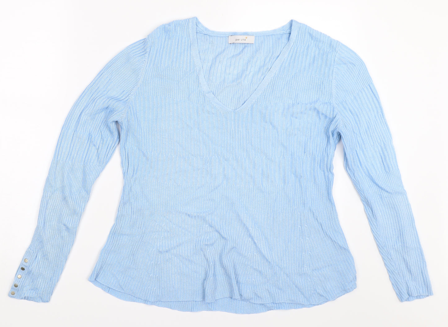 Per Una Womens Blue   Pullover Jumper Size 14