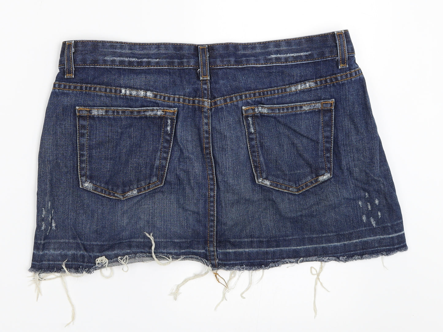 Twenty One Womens Blue  Denim Mini Skirt Size L