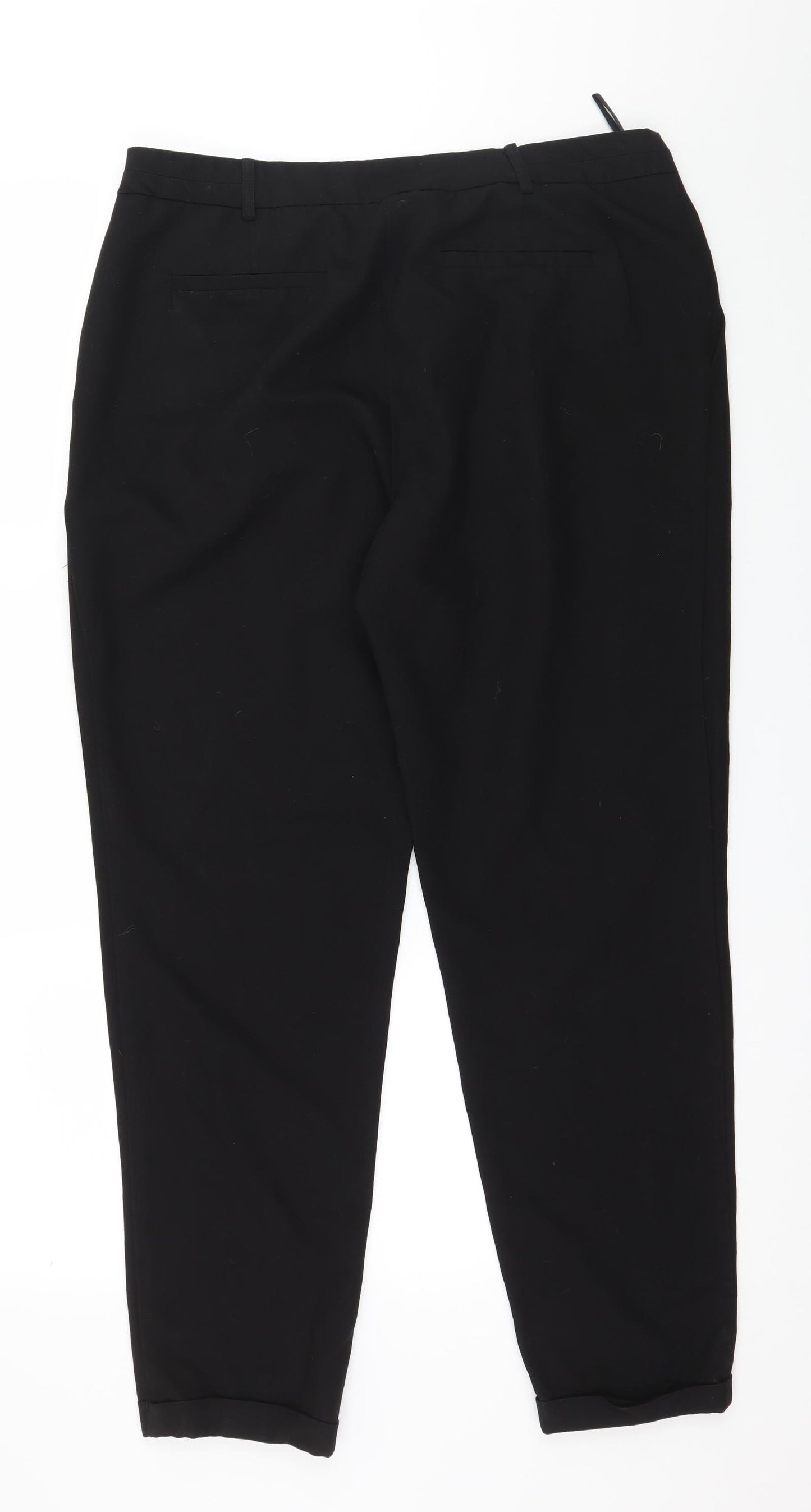 New Look Womens Black   Trousers  Size 14 L29 in