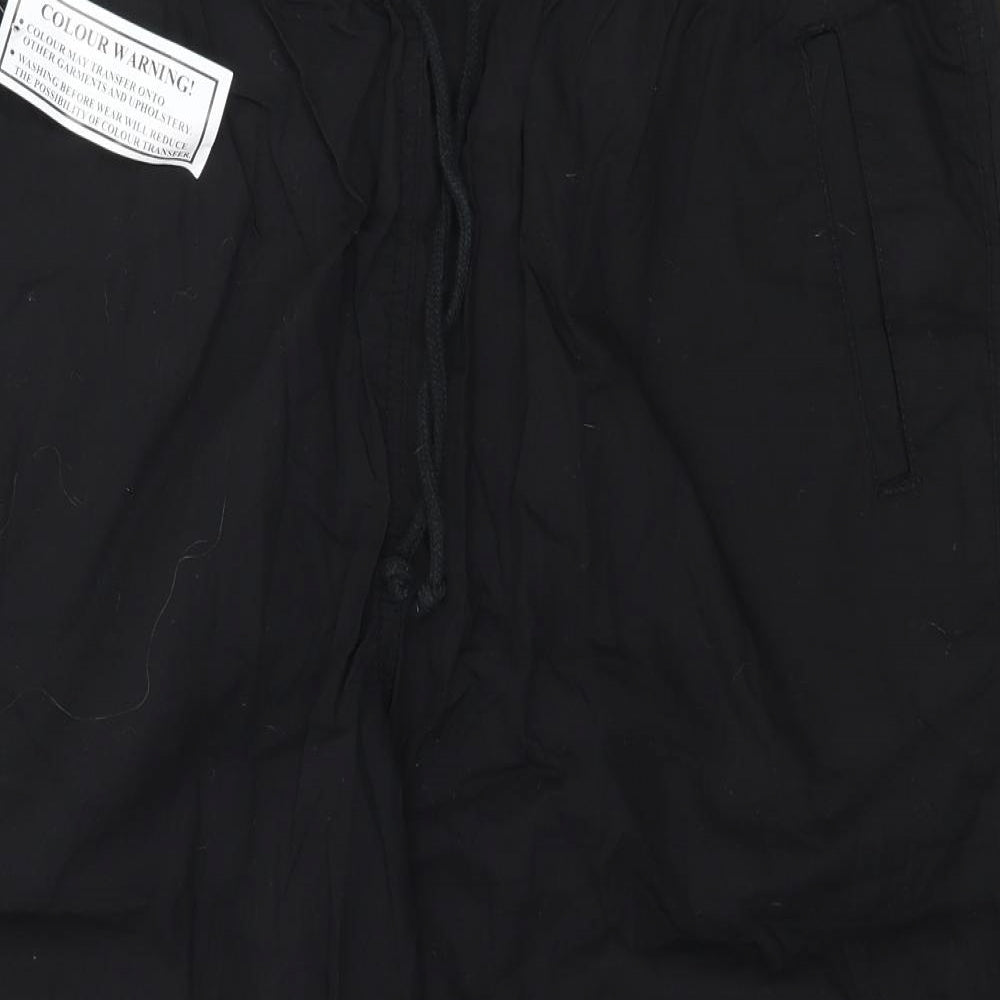 Anthology Womens Black   Cropped Trousers Size 16 L20 in