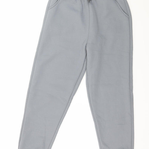 Preworn Boys Grey  Jersey Jogger Trousers Size XL