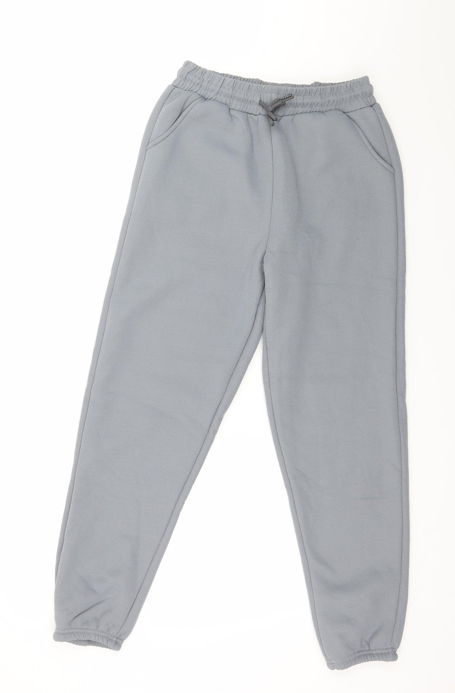 Preworn Boys Grey  Jersey Jogger Trousers Size XL