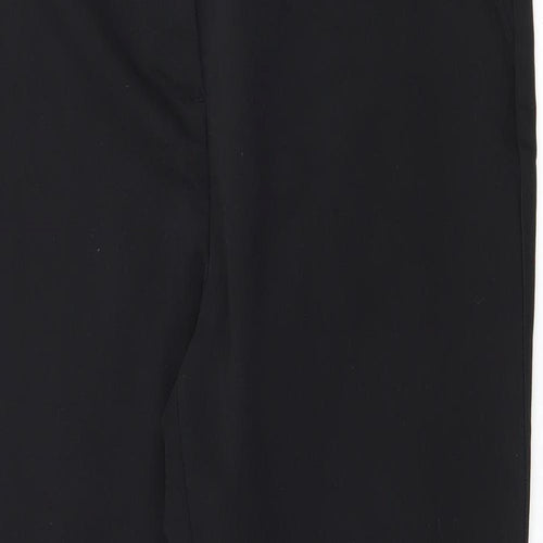 Papaya Womens Black   Trousers  Size 14 L25 in