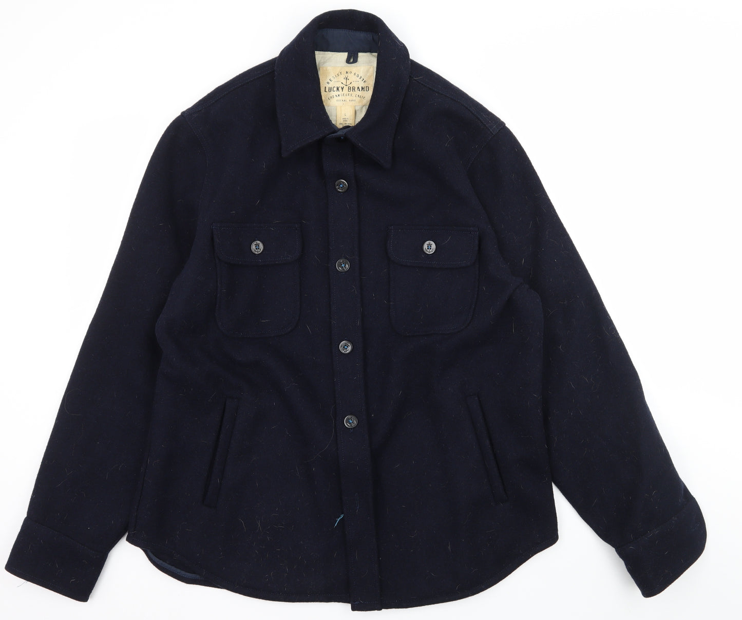 Lucky Brand Mens Blue   Jacket  Size L