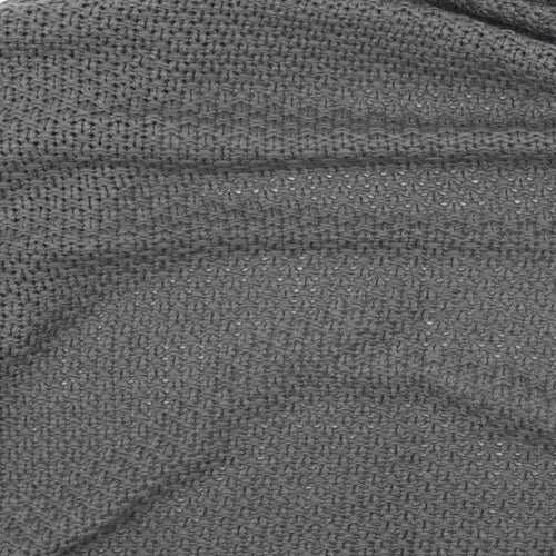 Preworn Womens Grey  Knit Cardigan Jumper One Size