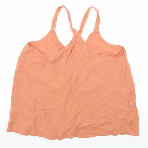 New Look Womens Orange   Camisole Tank Size 14